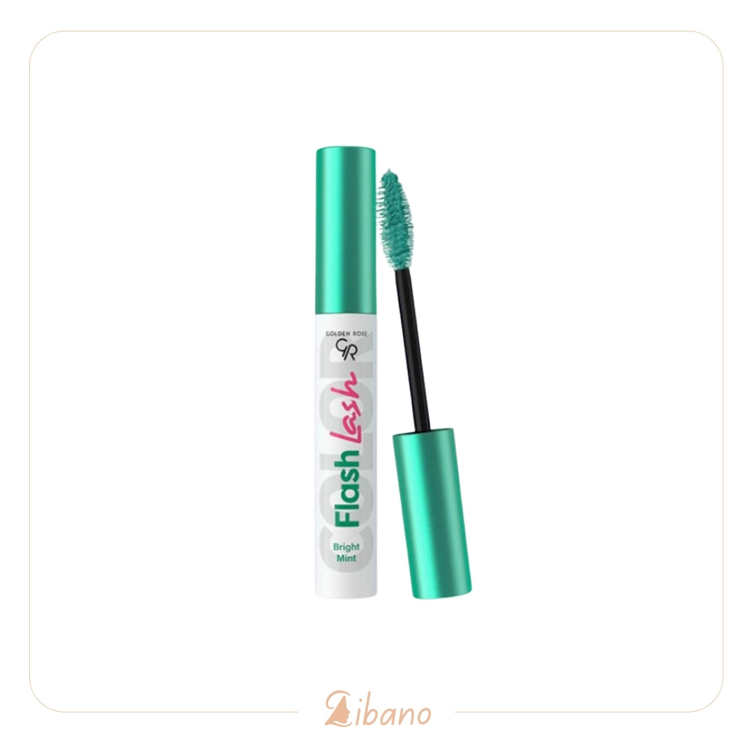 گلدن رز ریمل رنگی Flash Lash رنگ نعنایی روشن 01-BRIGHT MINT